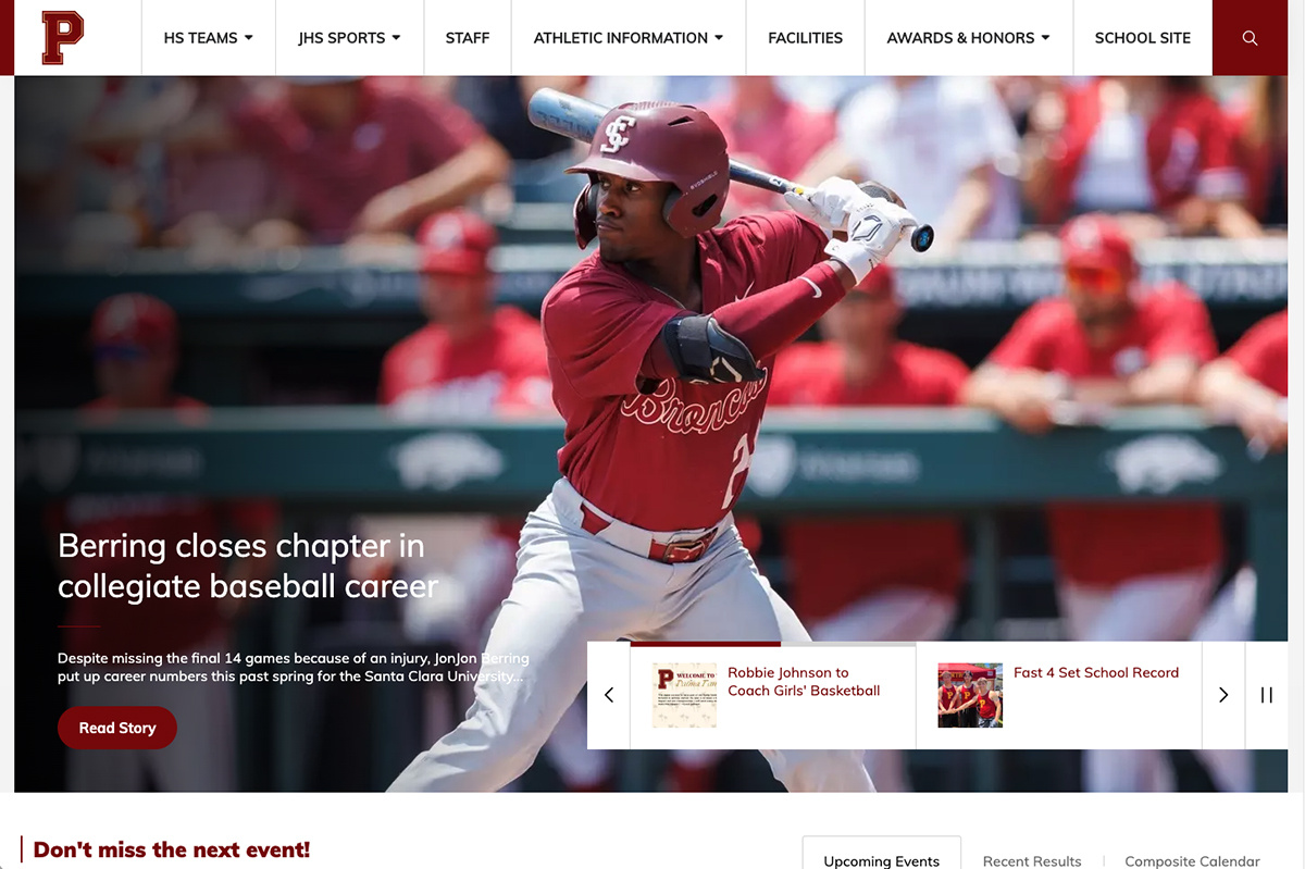 Athletic Website