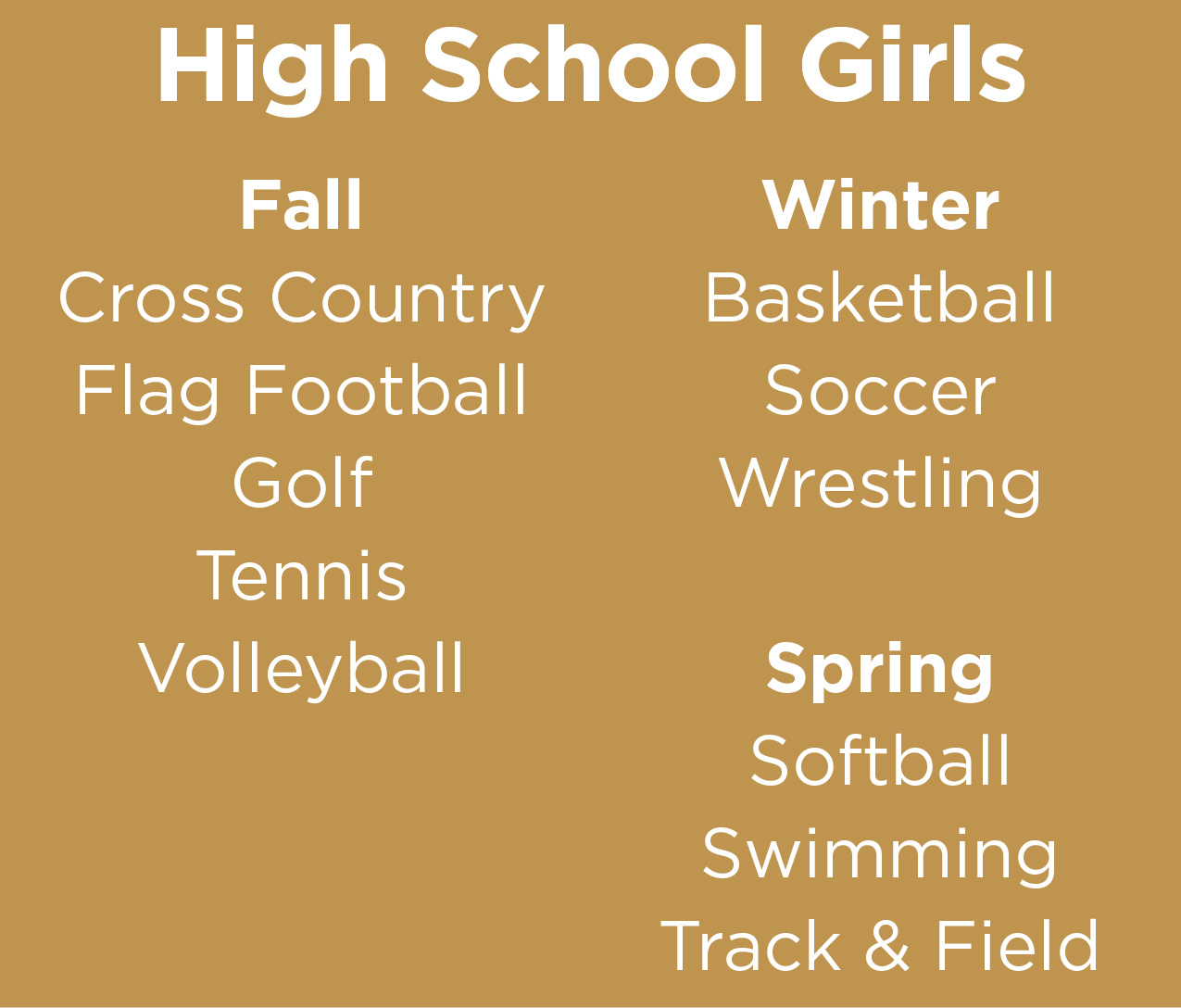 Sports Girls Goldjpg Sports Girls Goldjpg