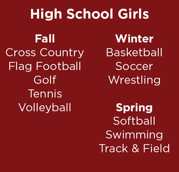 Sports HS Girls Sports HS Girls