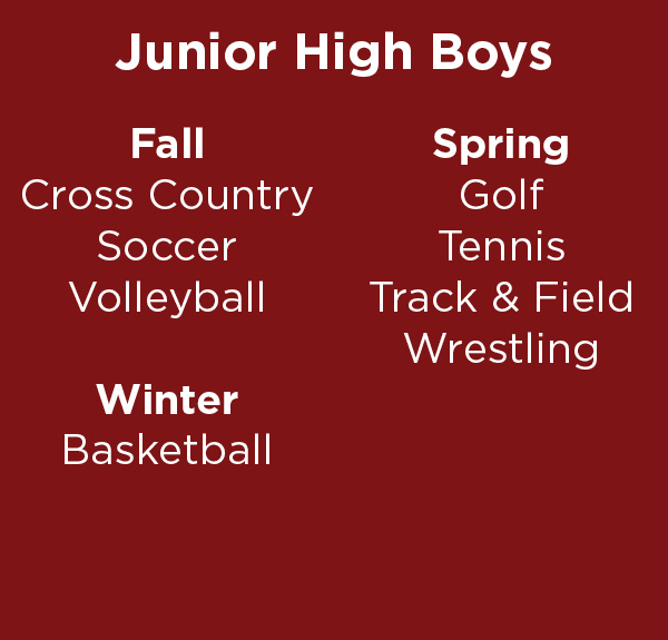 Sports JHS Boys Sports JHS Boys